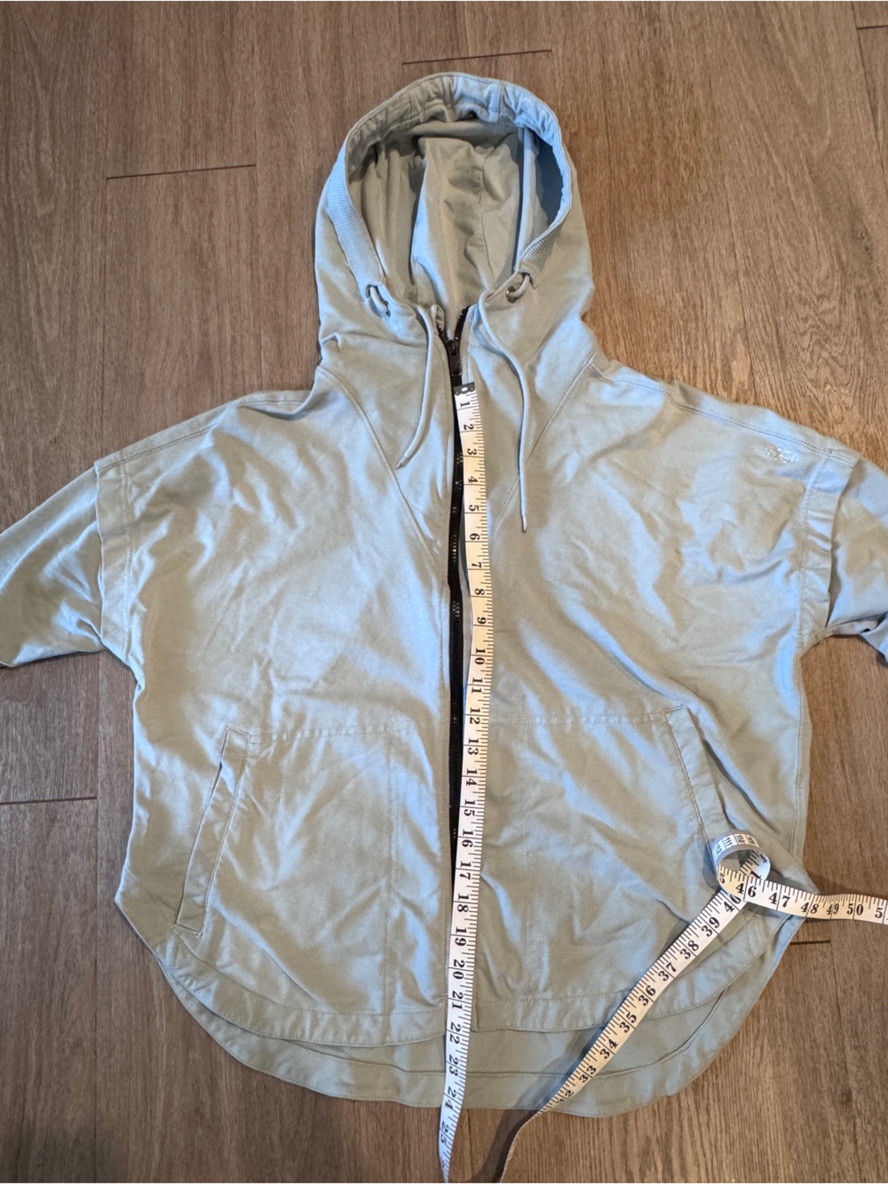 FP Movement by Free People Nothing But Sweats Light Blue Zip Hoodie - Picture 13 of 13